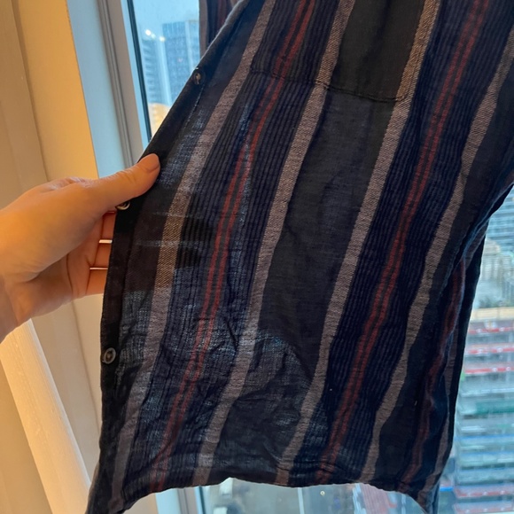 Aritzia Community Relaxed Poplin Linen Shirt - Picture 4 of 4